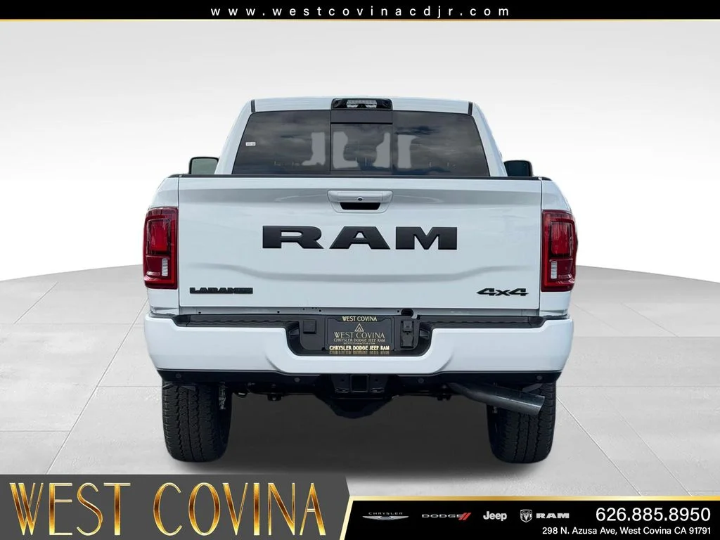 New 2026 Bright White Clear-Coat Exterior Paint RAM Laramie image 6