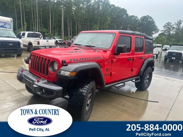 Used 2018 Red Jeep Unlimited Rubicon image 1
