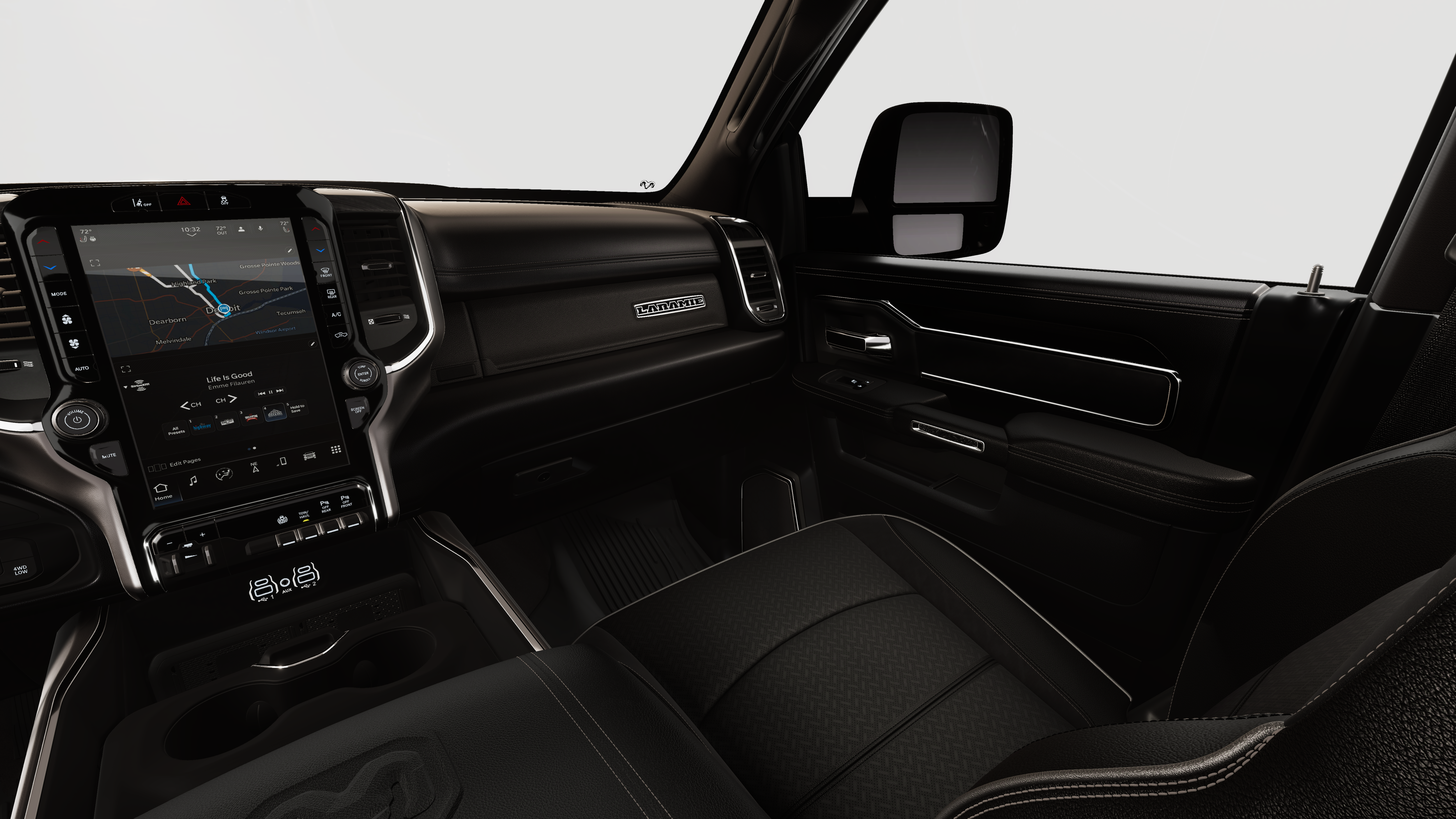 New 2026 Ceramic Gray Clear-Coat Exterior Paint RAM LARAMIE image 19