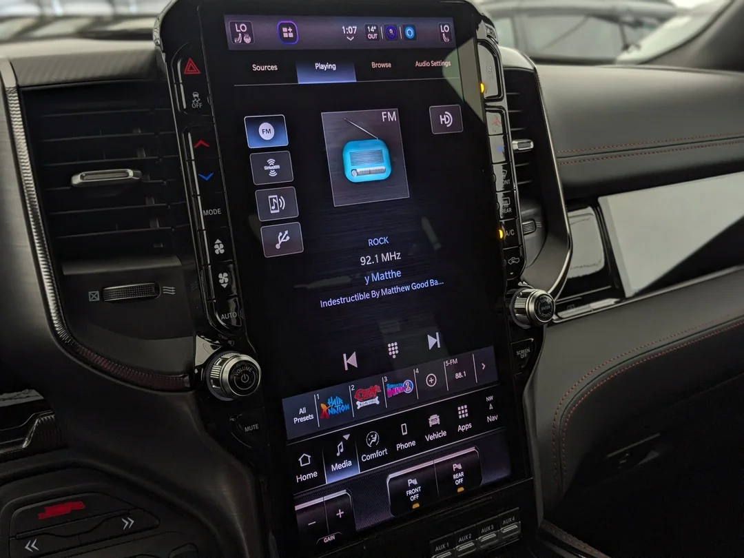 New 2026 Black RAM RHO - - 3.0L Hurricane HO Twin-Turbo - Level 1 Equip Grp - 19-Spkr HK Audio - Vented Seats & More! image 24