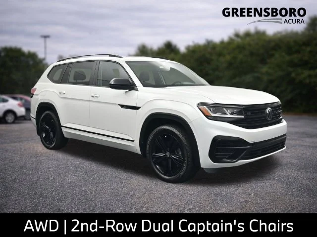 Used 2023 White Volkswagen 3.6L V6 SEL R-Line image 1