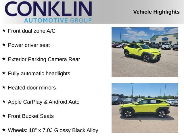 Used 2025 Yellow Hyundai SEL image 2