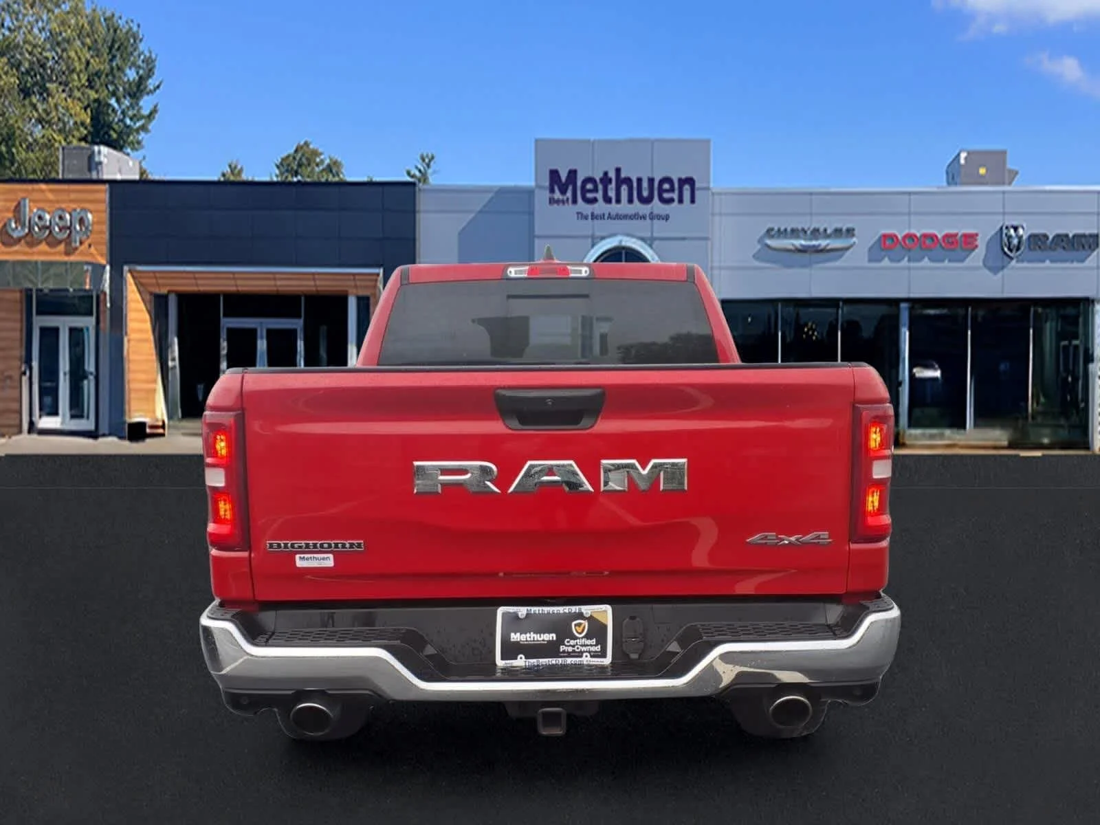 Used 2025 Flame Red Clearcoat Ram Big Horn image 5