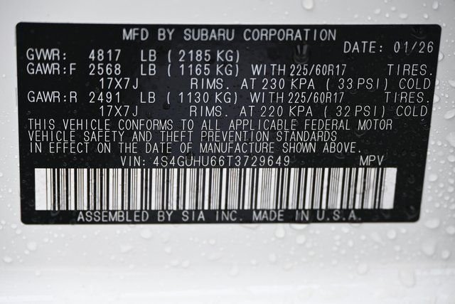 New 2026 White Subaru Wilderness image 19