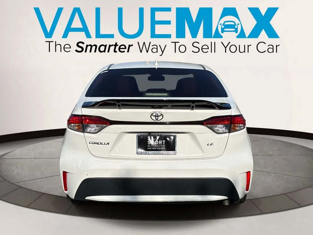 Used 2021 White Toyota LE image 4