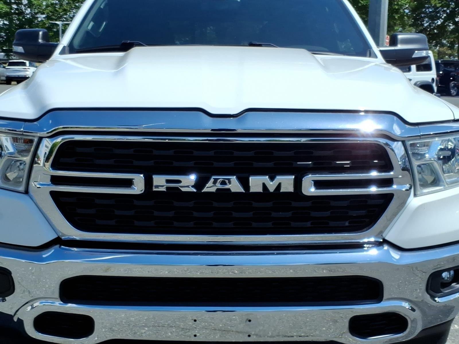 Used 2022 Bright White Clearcoat Ram Big Horn image 13