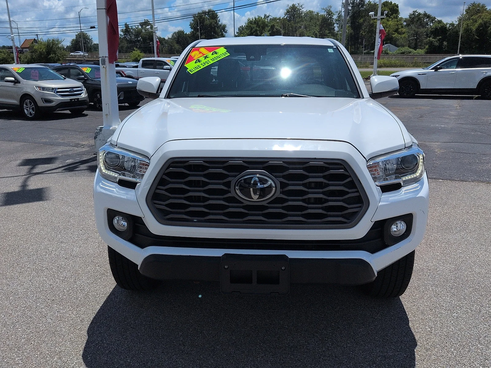 Used 2021 Super White Toyota TRD Off Road image 3