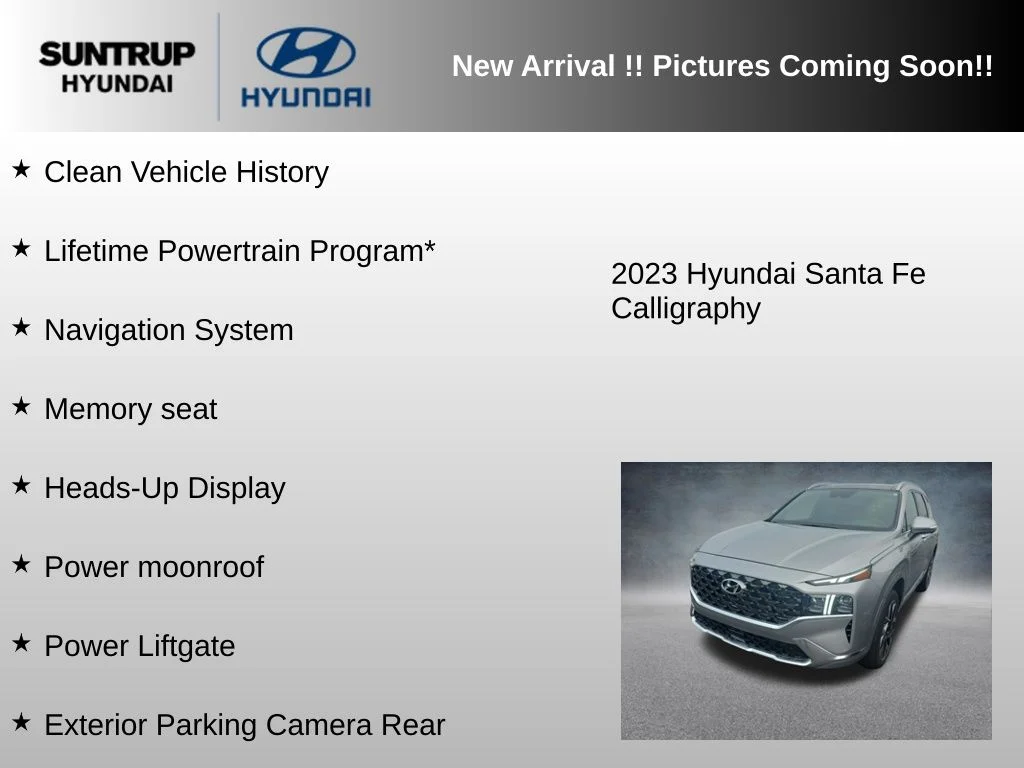 Used 2023 Shimmering Silver Pearl Hyundai Calligraphy image 5