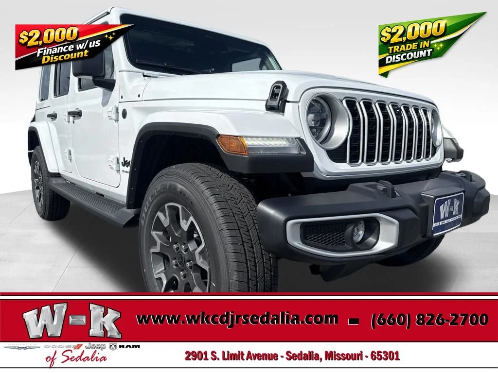 New 2026 White Jeep Sahara image 3