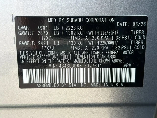 New 2026 ICE SILVER METALLIC Subaru Premium image 28