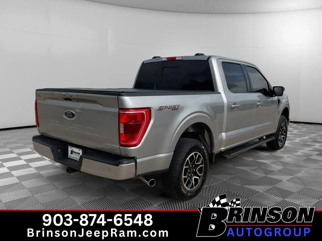 Used 2023 Iconic Silver Metallic Ford XLT image 7