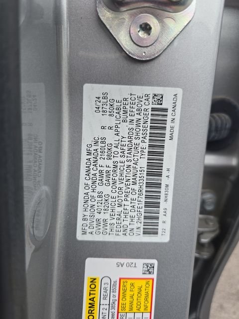 Used 2024 Silver Honda EX image 24