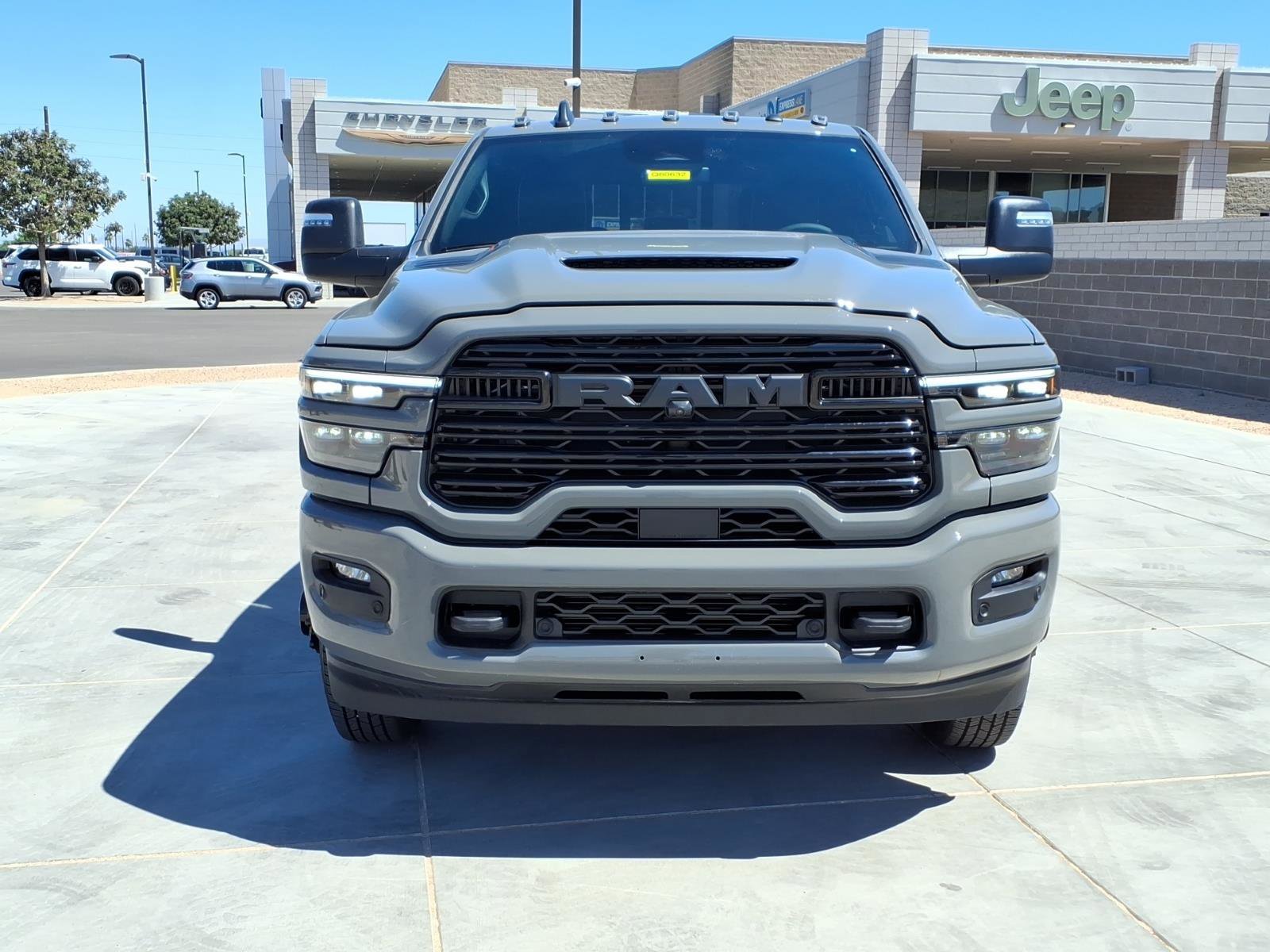 New 2026 Ceramic Gray Clear-Coat Exterior Paint RAM Laramie image 2