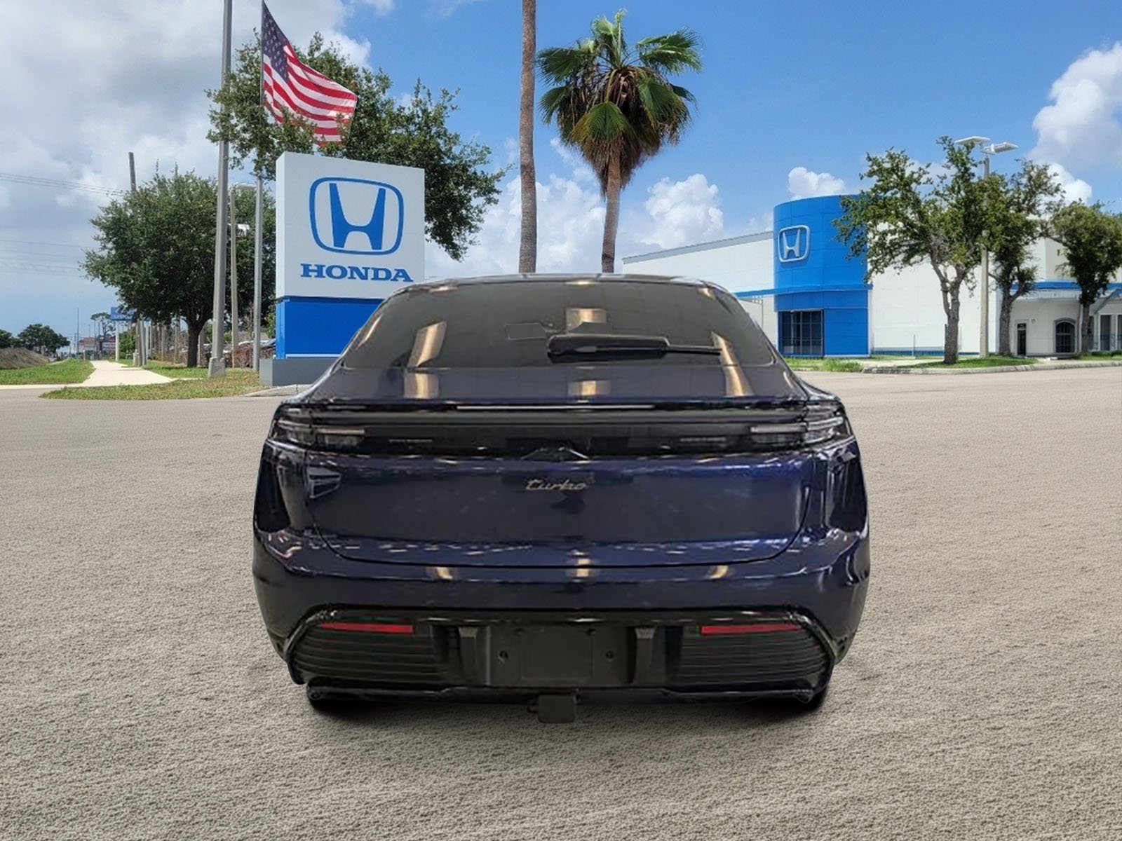 Used 2024 Gentian Blue Metallic Porsche Electric Turbo image 5