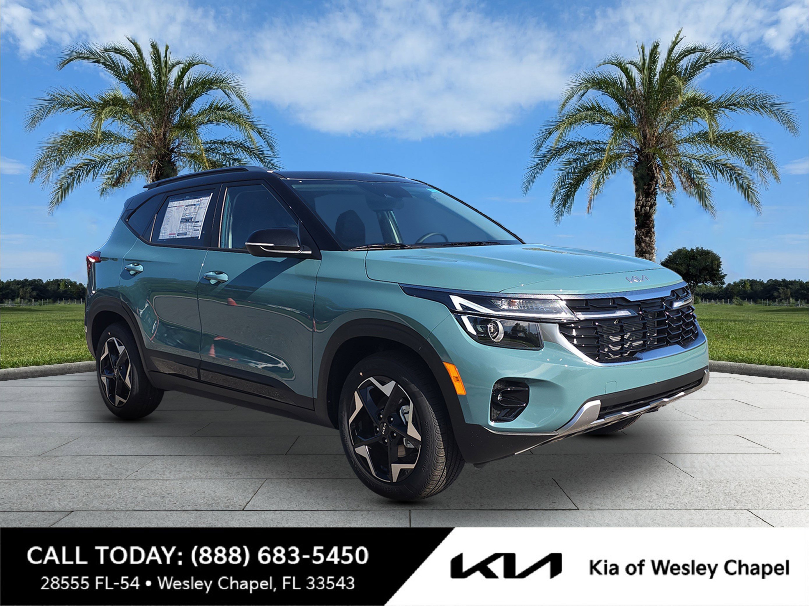 New 2026 Pluton Blue / Black Roof Kia S image 1