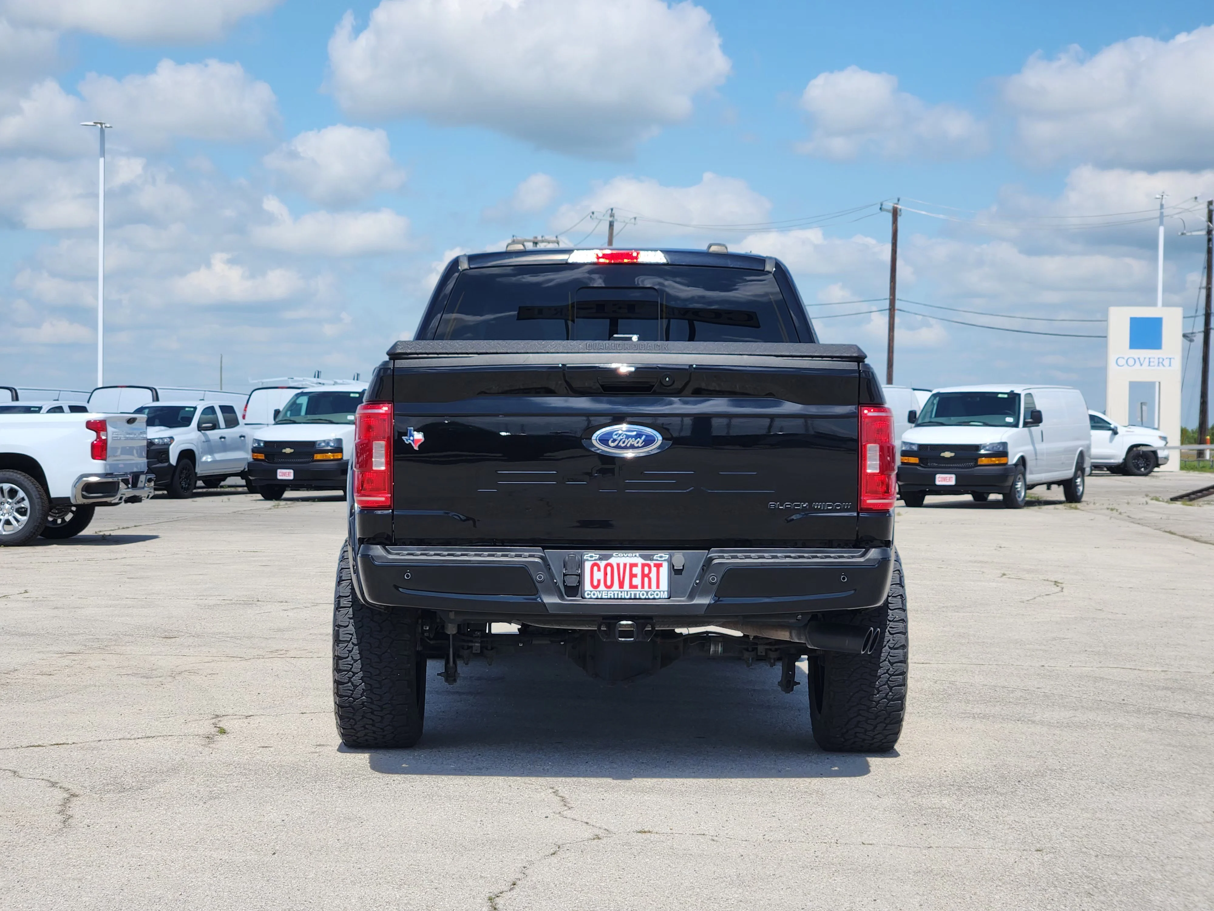 Used 2023 Black Ford XLT Black Widow Edition image 6