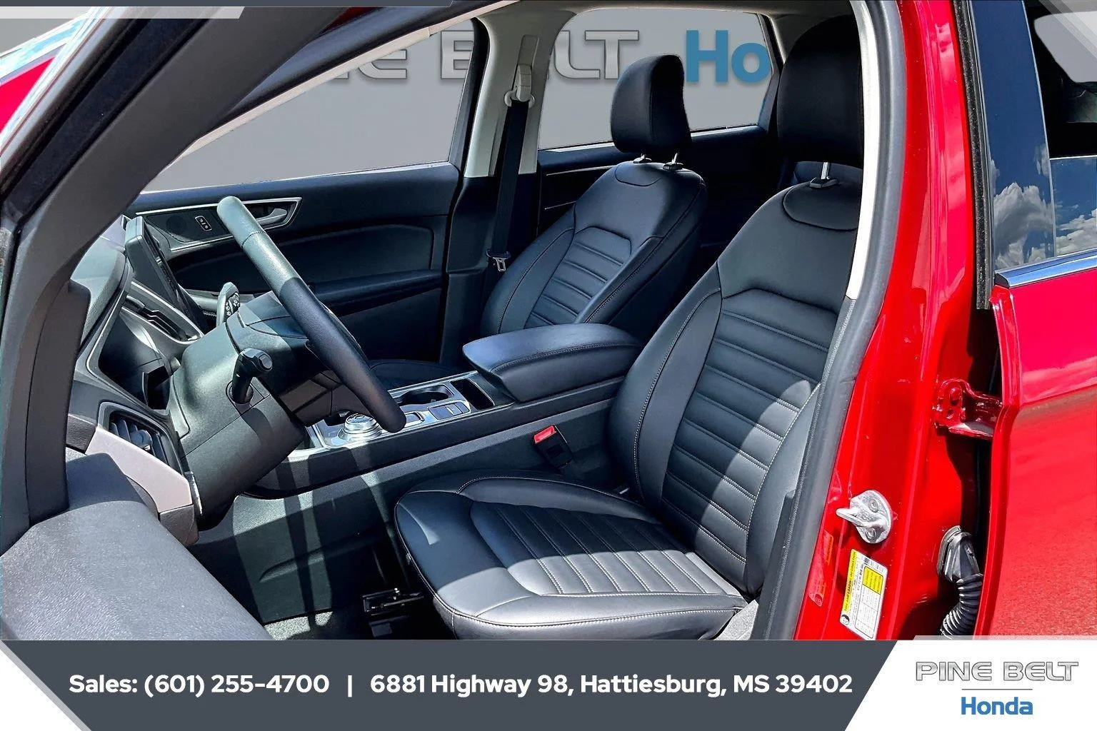 Used 2024 Rapid Red Metallic Tinted Clearcoat Ford SEL image 18