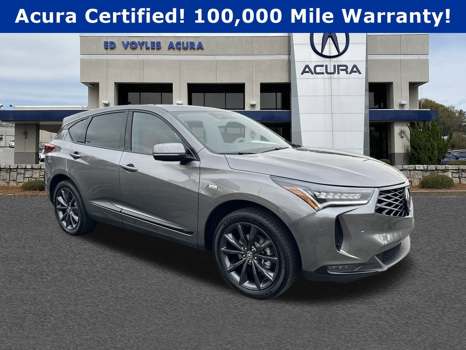 Certified Used 2025 Liquid Carbon Metallic Acura w/A-Spec Package image 3