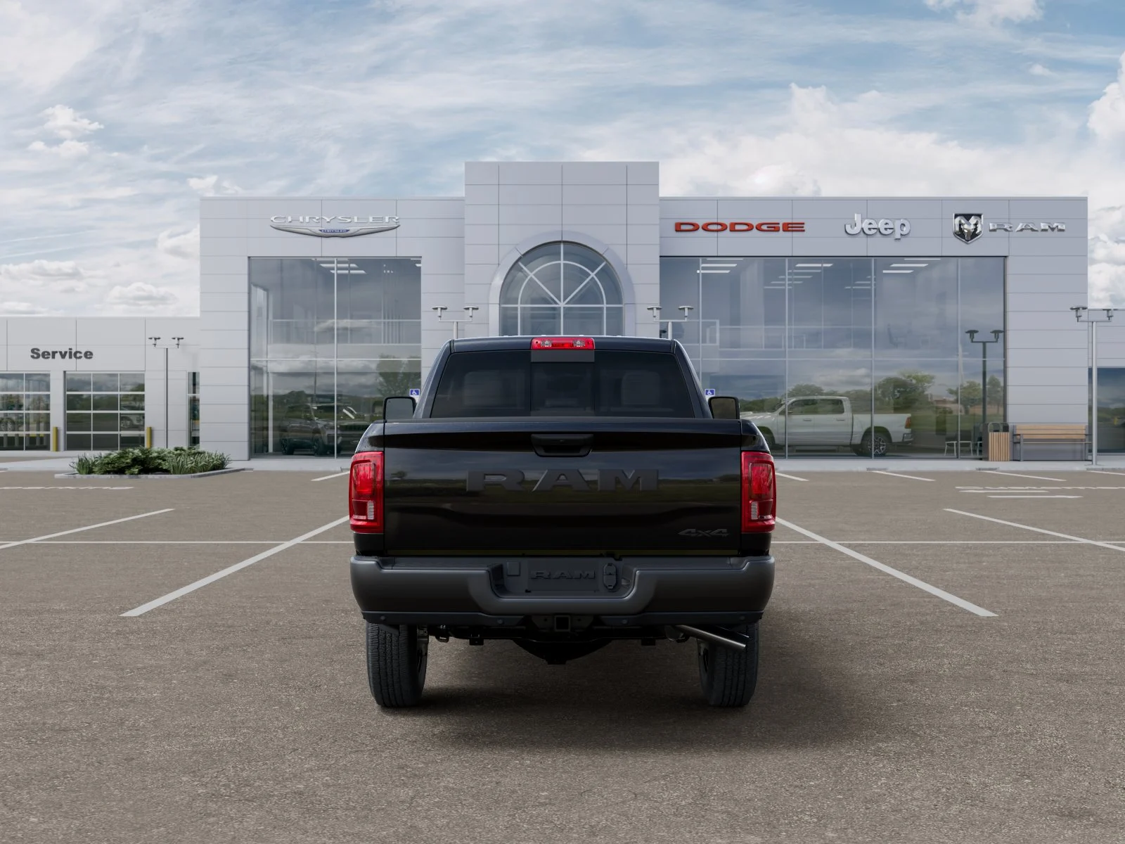 New 2026 Diamond Black Crystal Pearl-Coat Exterior Paint RAM Tradesman image 32