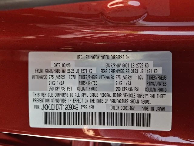 New 2026 Red Mazda 3.3 Turbo Premium image 15