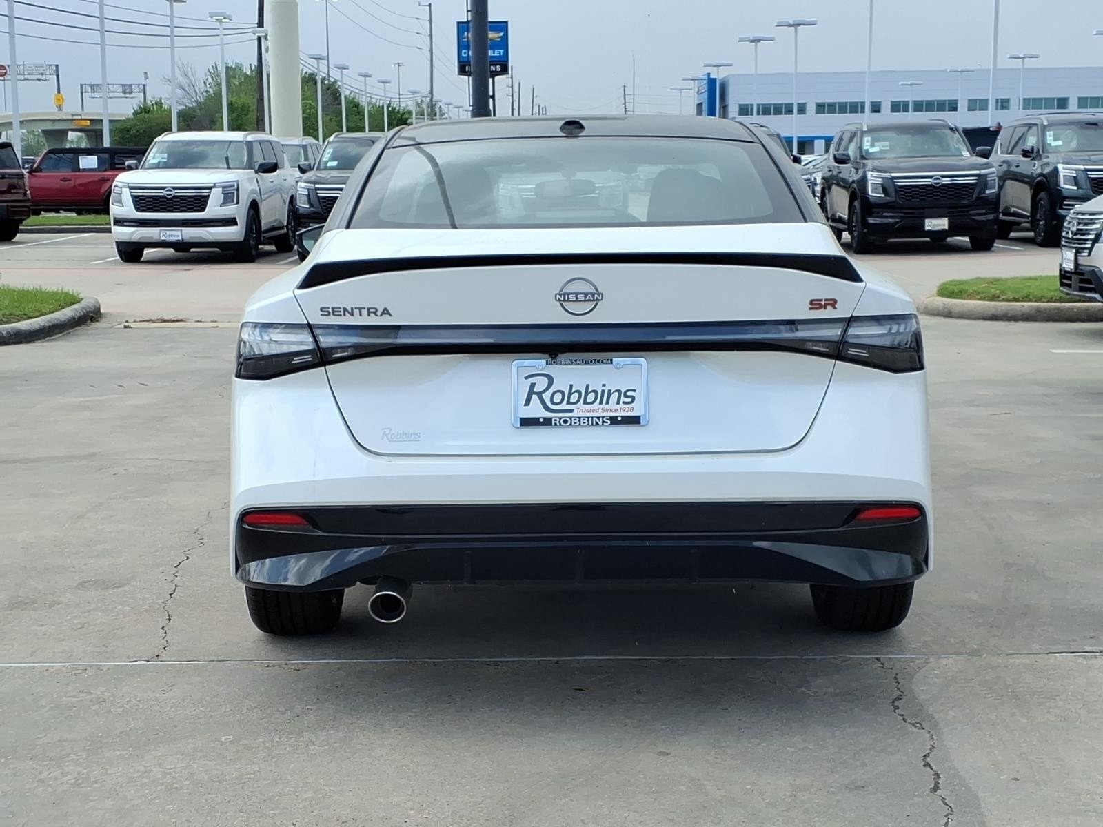 2026 Nissan Sentra SR White at Robbins Nissan