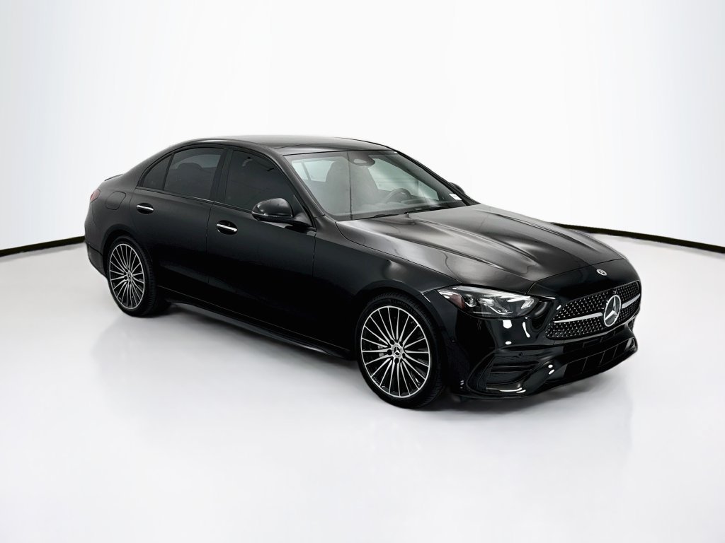 Certified Used 2024 Black Mercedes-Benz C 300 image 3
