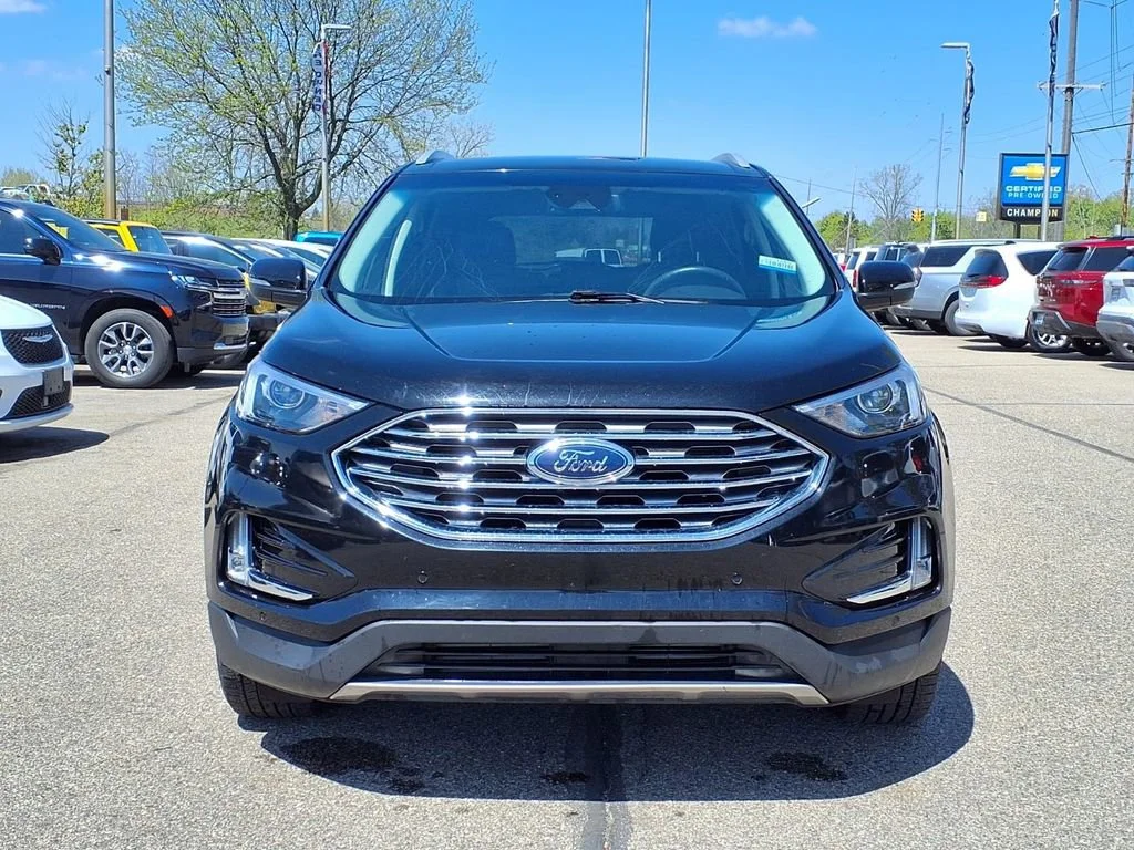 Used 2020 Ford Edge Titanium with VIN 2FMPK4K95LBA41752 for sale in Howell, MI
