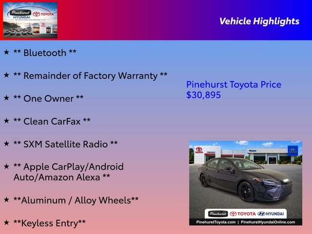 Used 2025 Black Toyota SE image 16