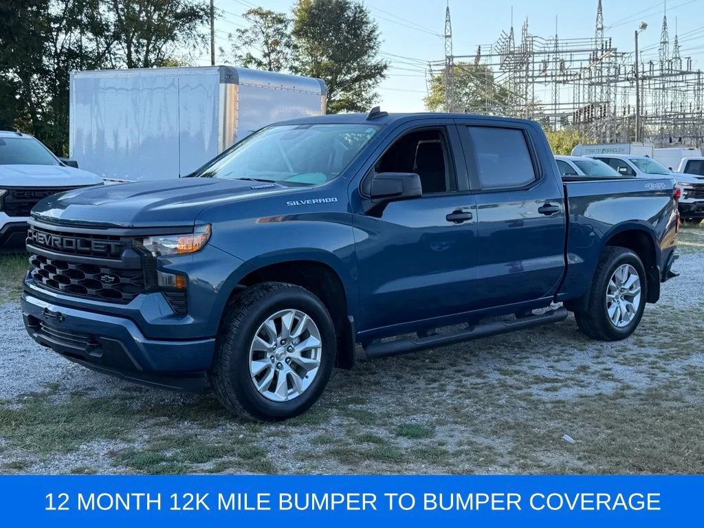 Used 2024 Lakeshore Blue Metallic Chevrolet Custom image 3