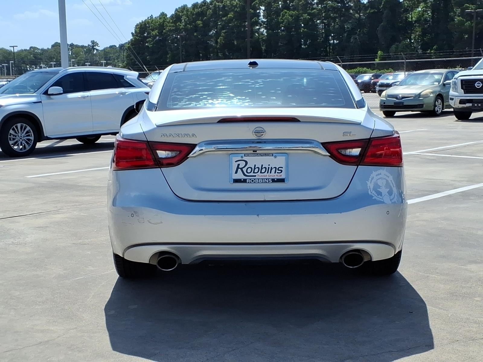 2017 Nissan Maxima SL White at Delta Auto Alliance