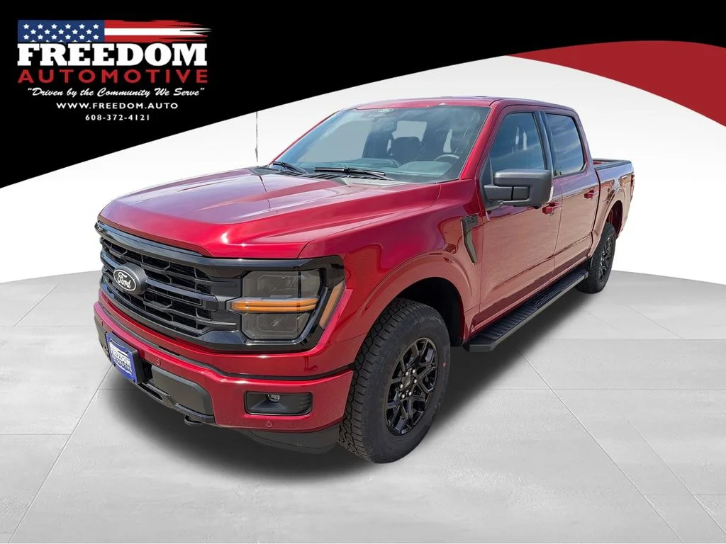 New 2026 Red Ford XLT image 1