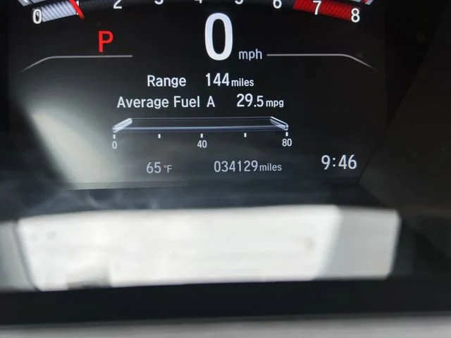 Used 2021 Aegean Blue Metallic Honda EX-L image 21