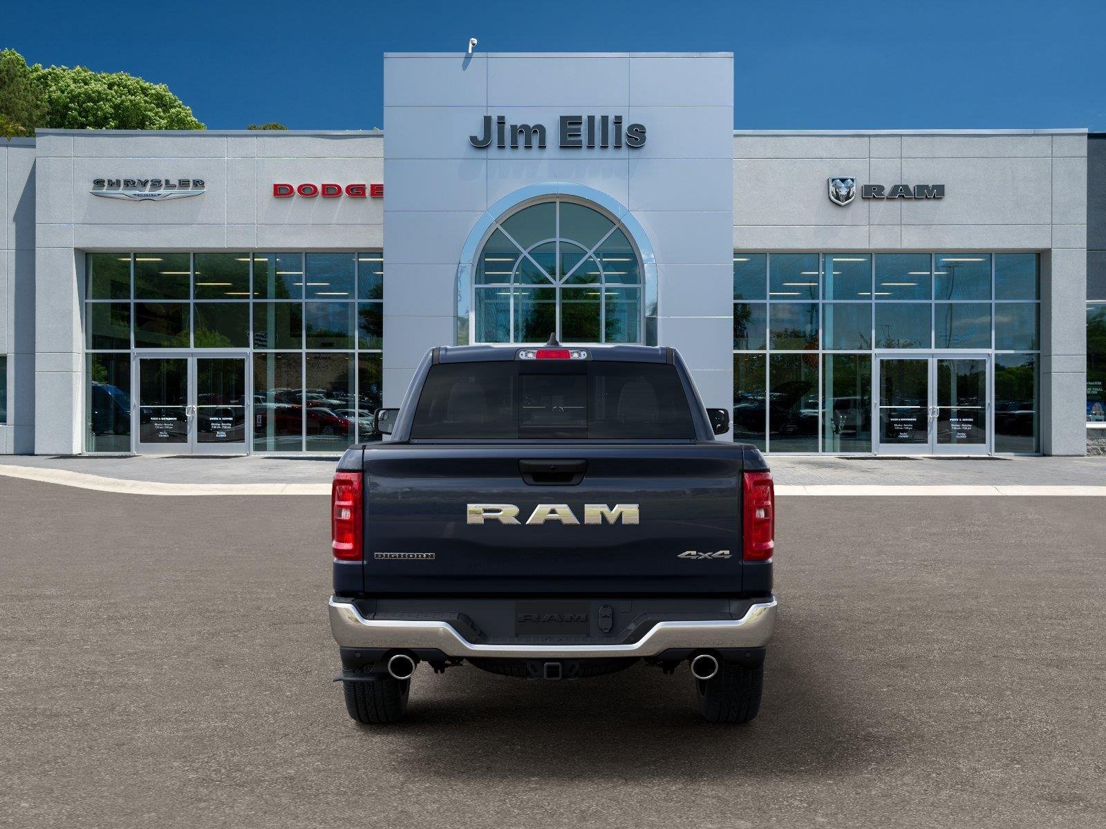 New 2026 Forged Blue Metallic Exterior Paint RAM Big Horn image 7
