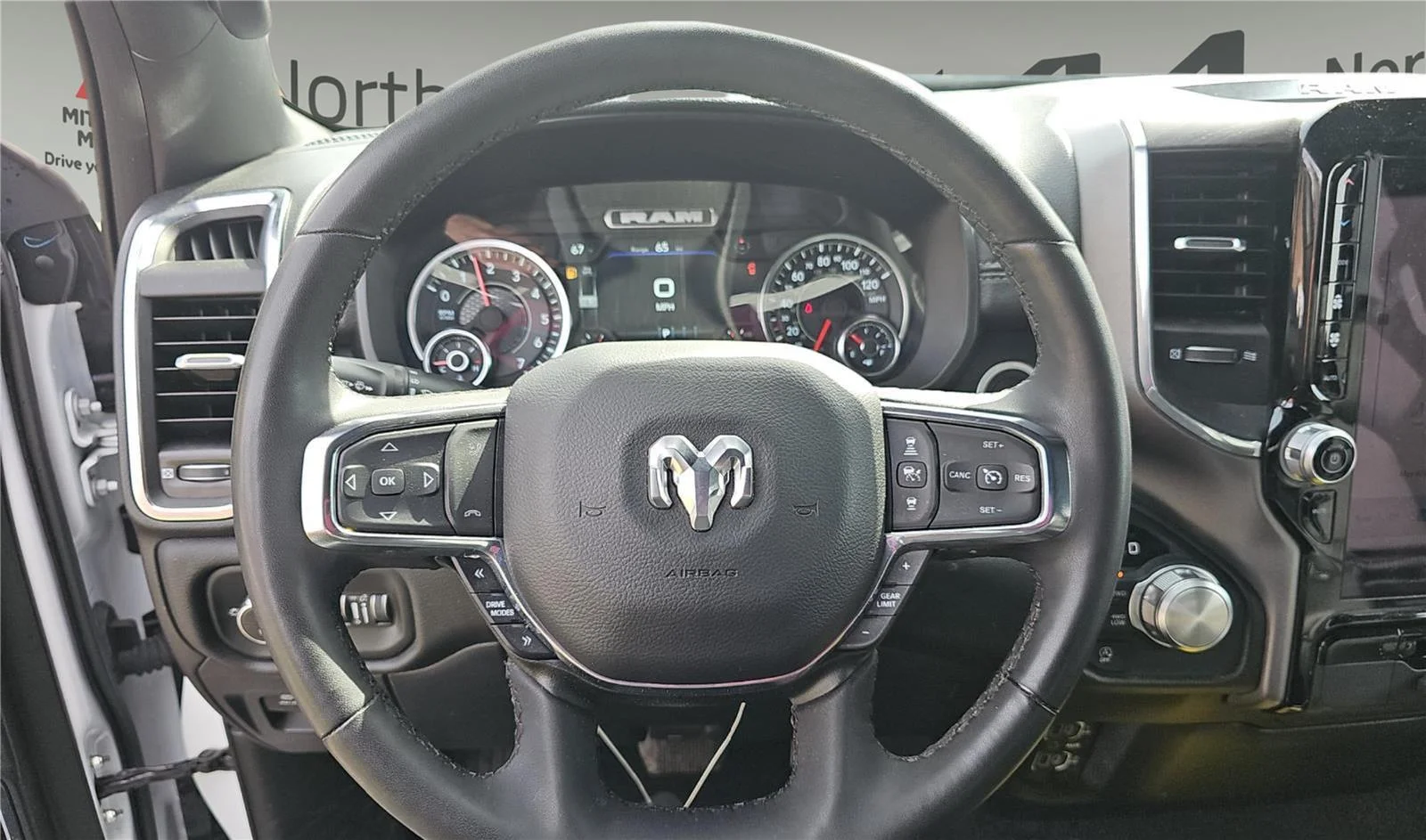 Used 2025 Bright White Clearcoat Ram Laramie image 10