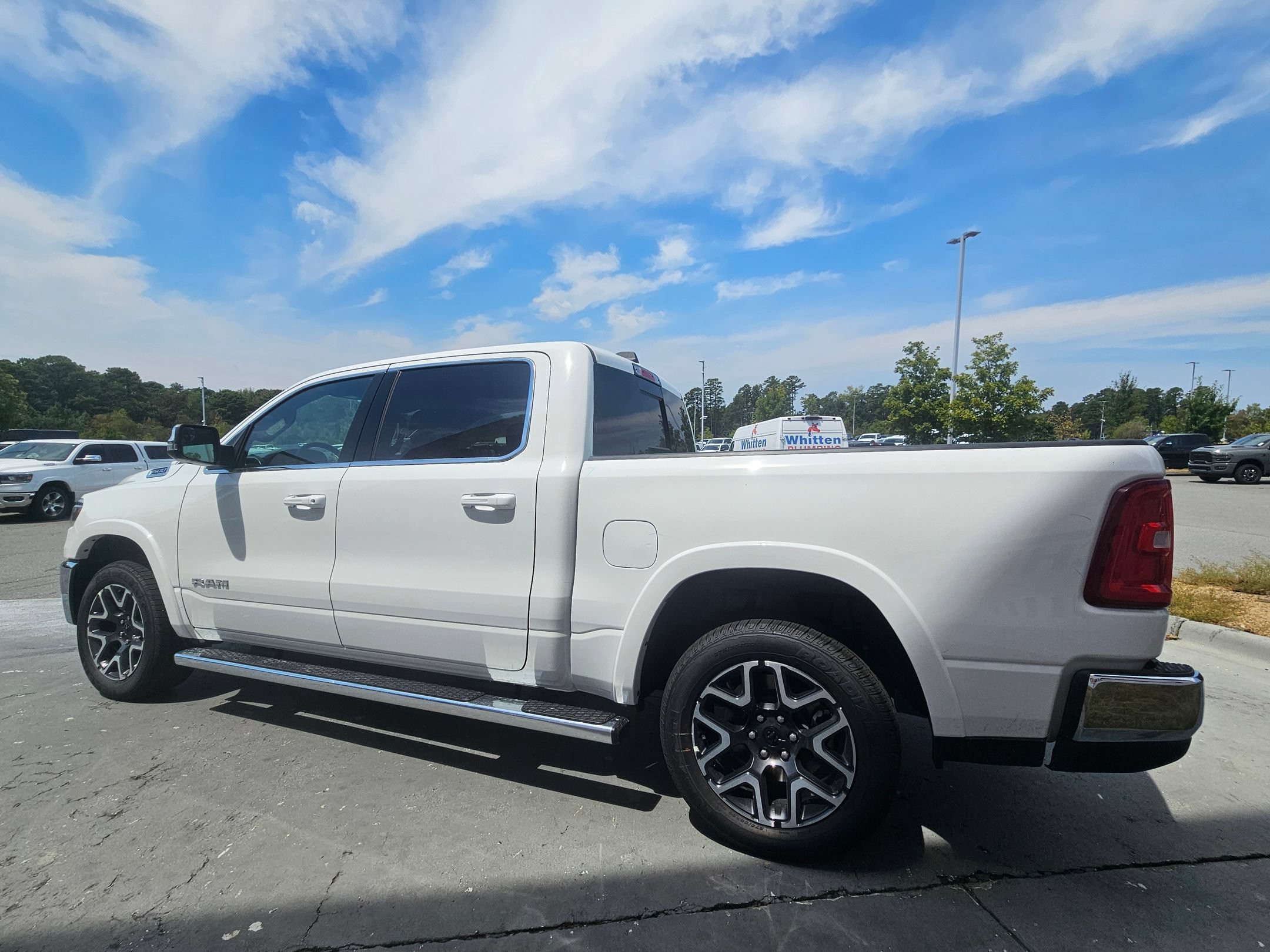 New 2026 Bright White Clear-Coat Exterior Paint RAM Laramie image 5