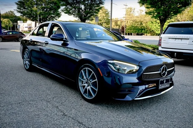 Used 2023 BLUE Mercedes-Benz E 350 image 3