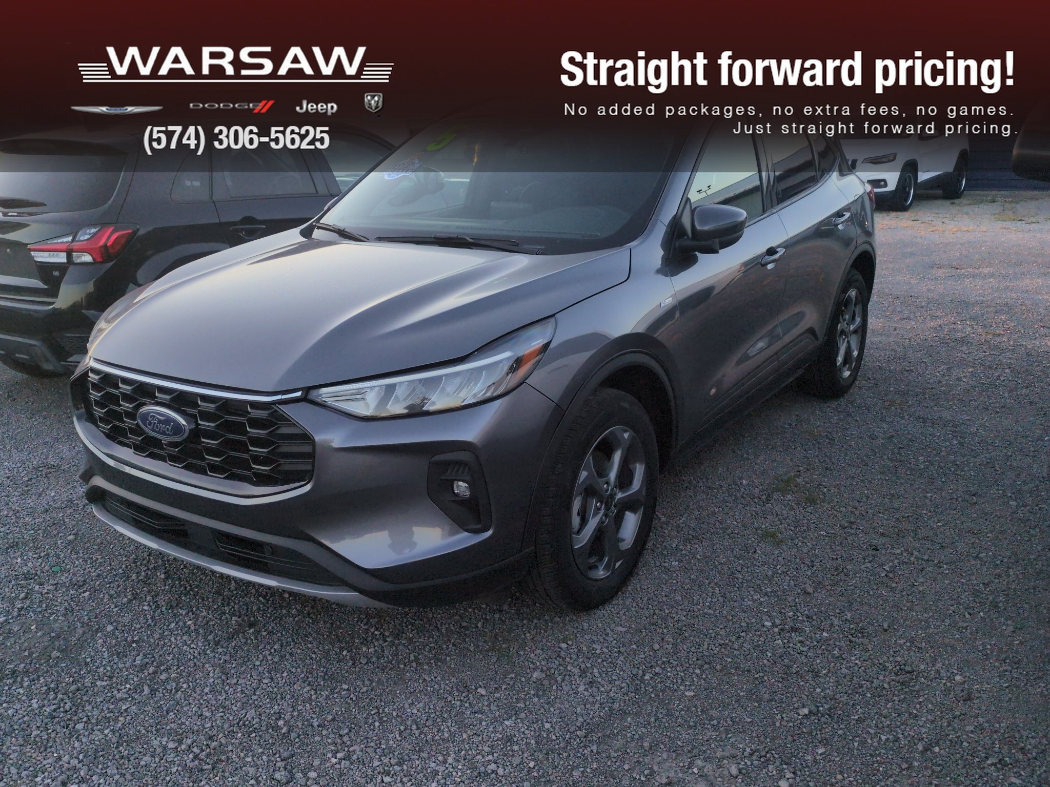 Used 2025 Carbonized Gray Metallic Ford ST-Line Select image 1