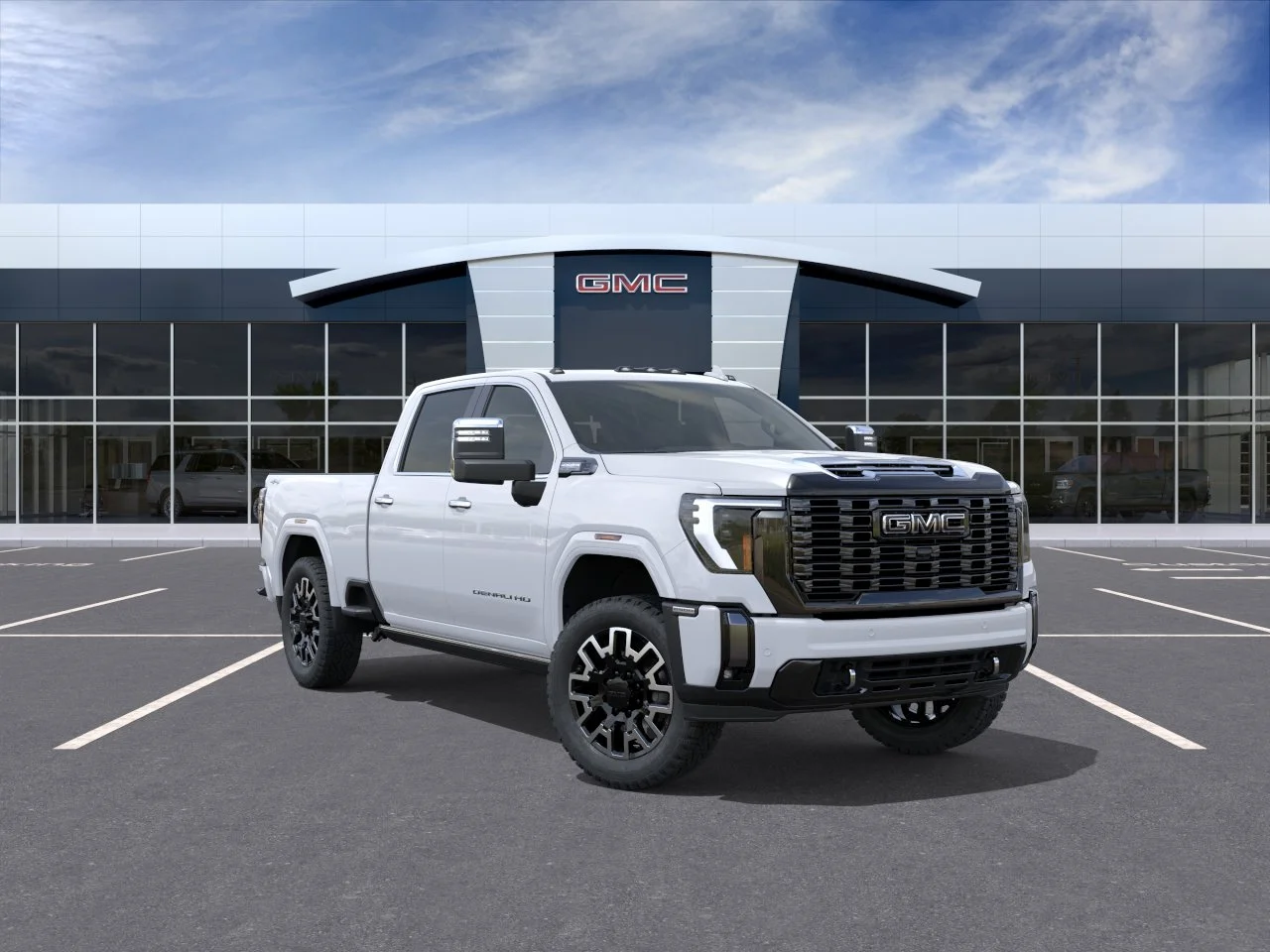 New 2026 Glacier White Tricoat GMC Denali Ultimate image 1