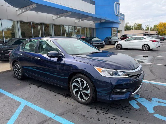 Used 2016 Obsidian Blue Pearl Honda EX image 3