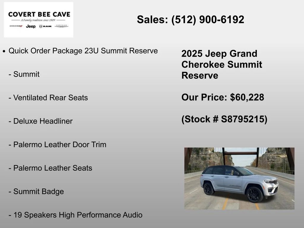 New 2025 Silver Zynith Exterior Paint Jeep Summit Reserve image 6
