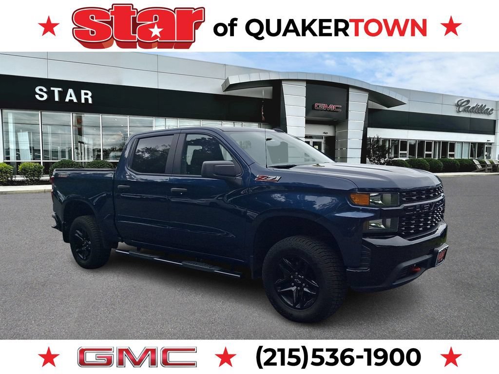 NORTHSKY BLUE METALLIC 2021 Chevrolet Silverado 1500 Pickup Truck Four-Wheel Drive