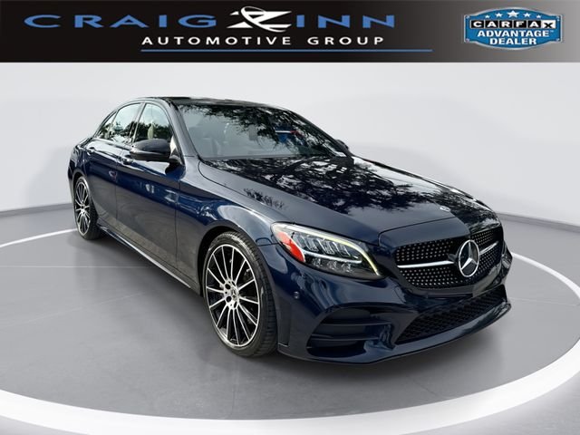 Used 2020 Blue Mercedes-Benz C 300 image 1