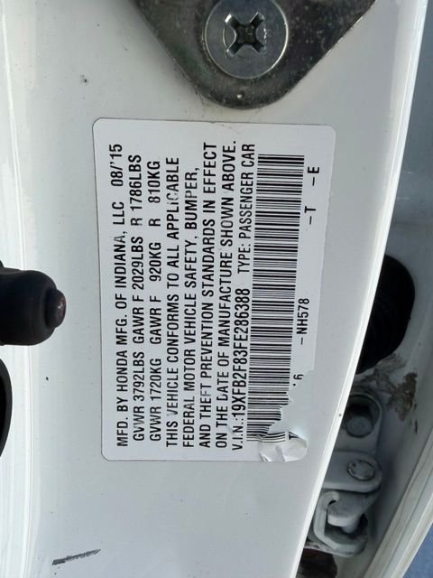 Used 2015 White Honda EX image 34