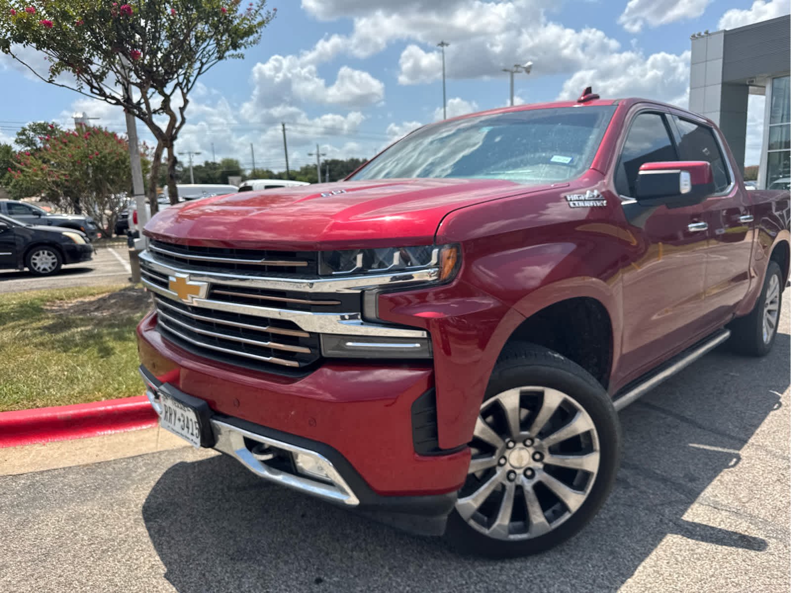 Used 2021 Cherry Red Tintcoat Chevrolet High Country image 2