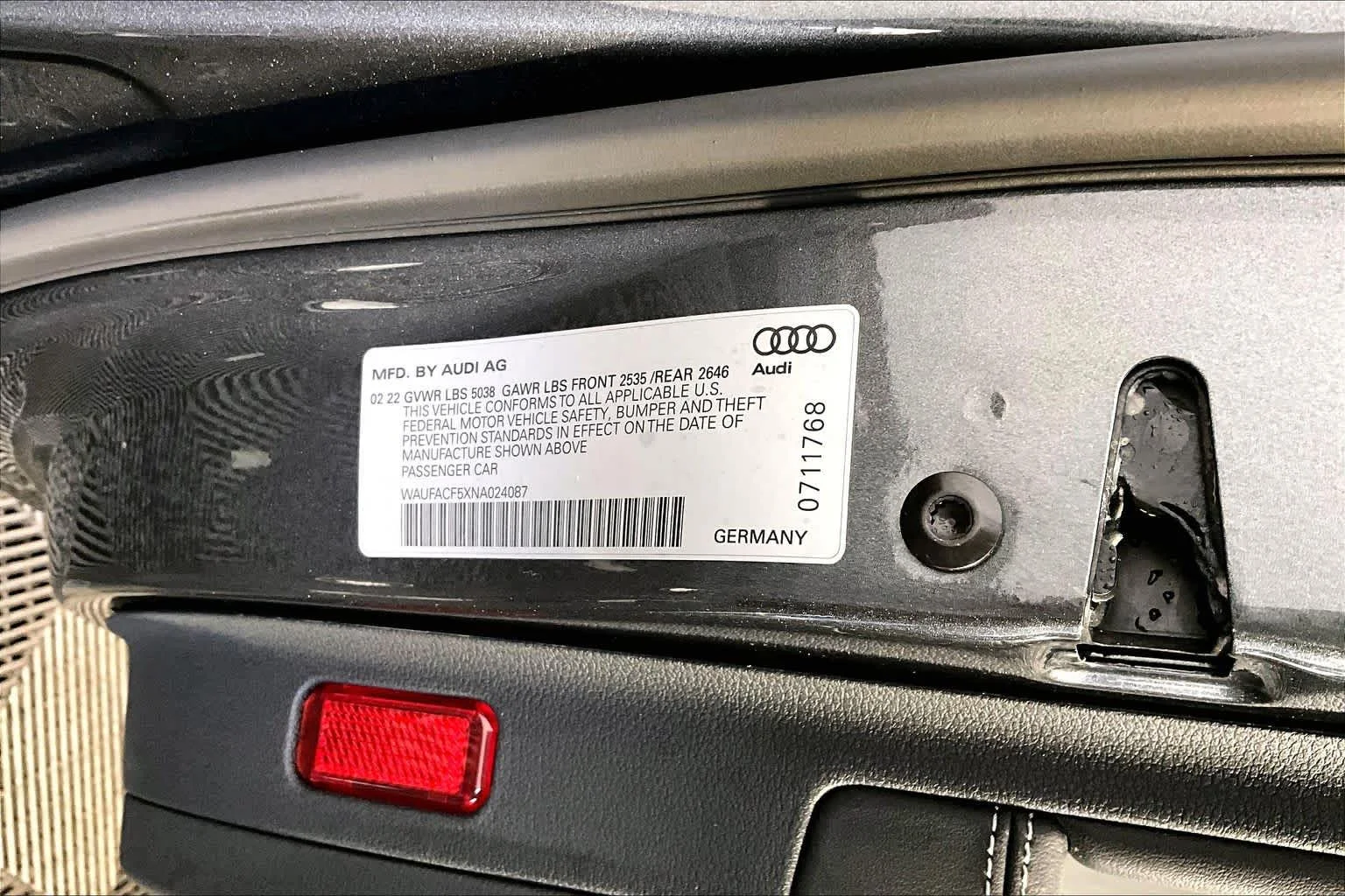 Used 2022 Daytona Gray Metallic Audi S line Premium Plus image 34