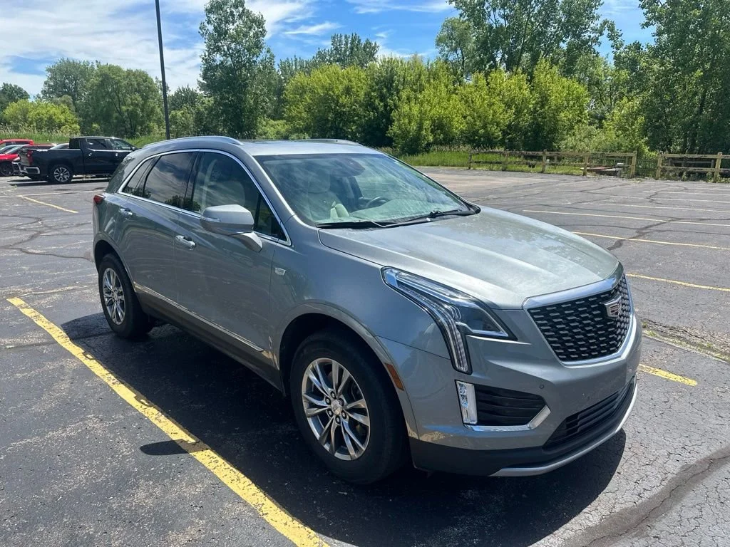 Used 2023 Argent Silver Metallic Cadillac Premium Luxury image 3