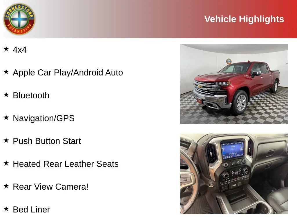 Used 2021 Red Chevrolet LTZ image 2