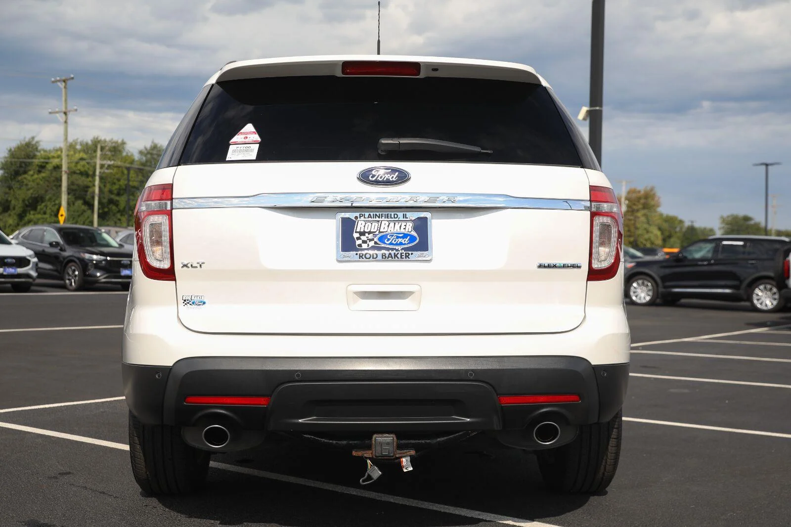 Used 2013 White Platinum Metallic Tri-Coat Ford XLT image 14