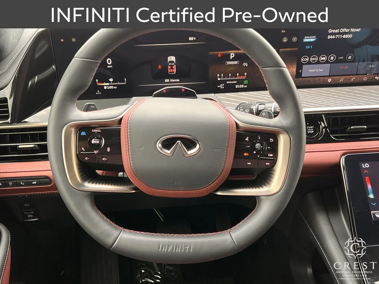 Certified Used 2026 Dynamic Metal Black Obsidian INFINITI AUTOGRAPH image 14