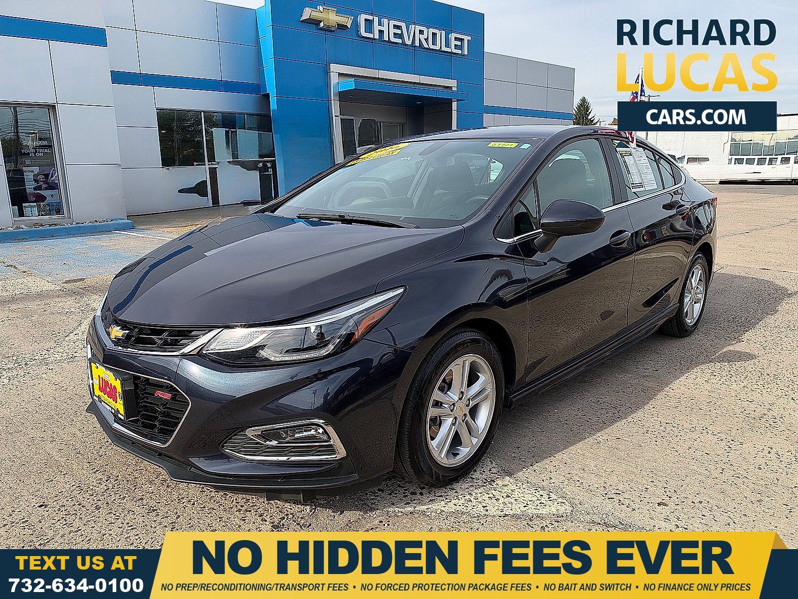 BLUE RAY METALLIC 2016 Chevrolet Cruze Sedan Front-Wheel Drive 